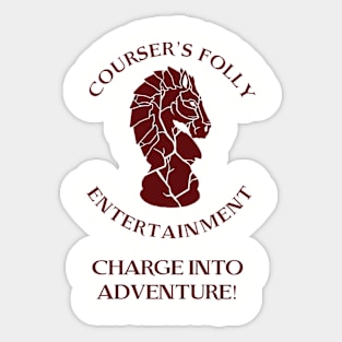 Charge into Adventure! Sticker